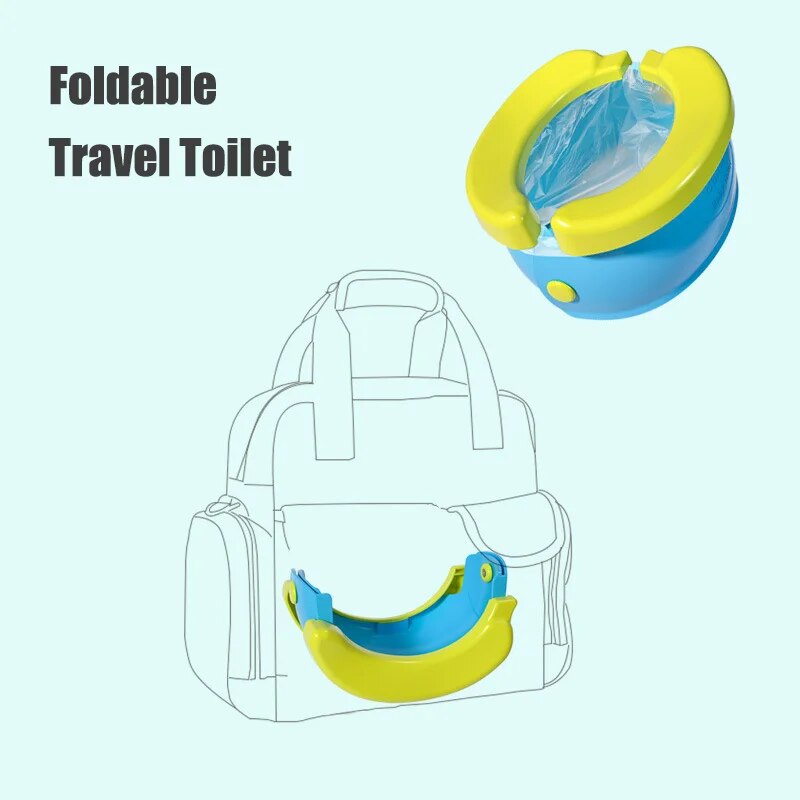 PottyBébé®- Pot de voyage portable et pliable pour bébé + sachets offert