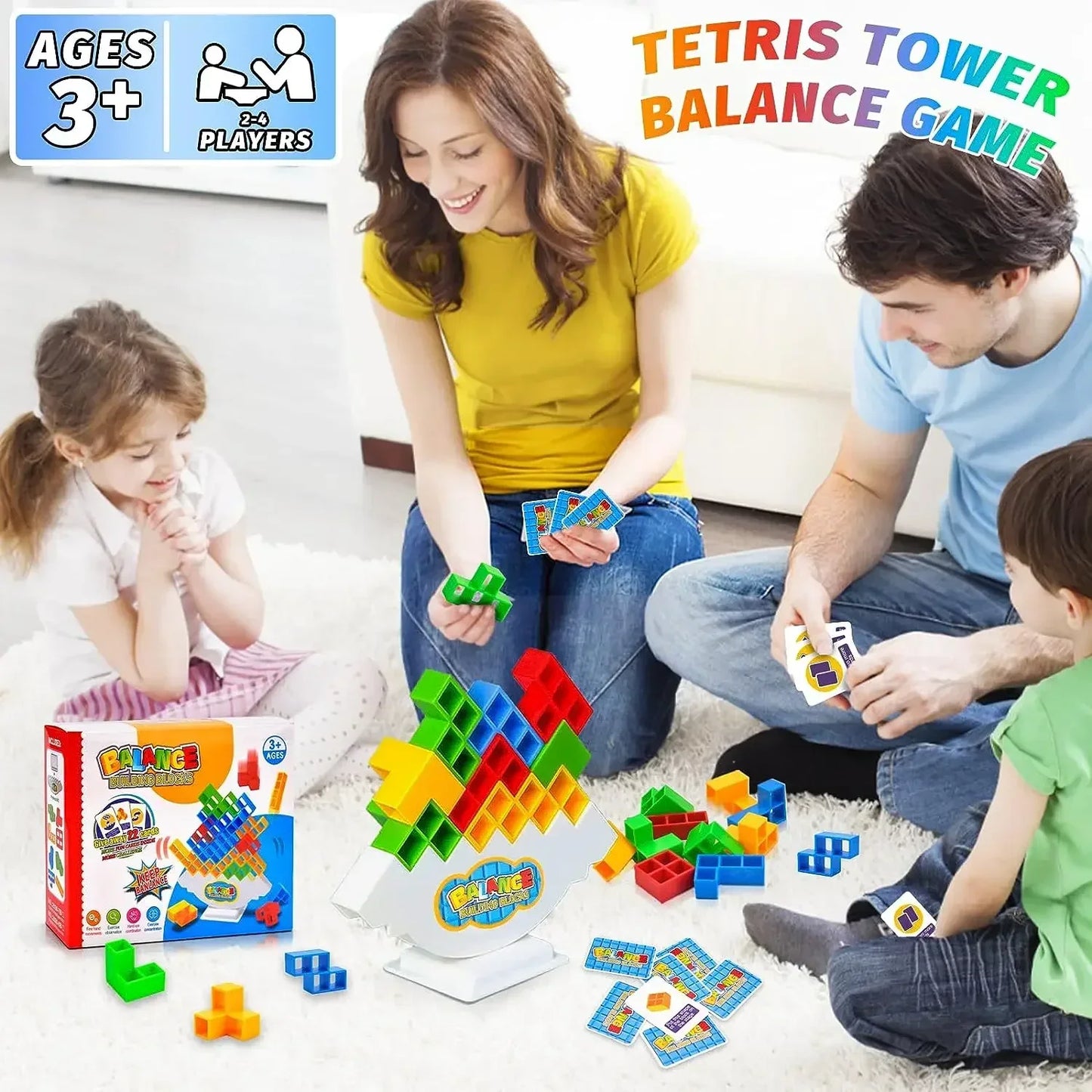 Tetris Magic® Jeux d'équilibre et d'empilage pour enfants et adultes